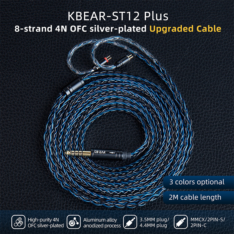 KBEAR ST12 Plus IEM Cable 8 Co - In Ear Monitor Iem ulasan dan harga