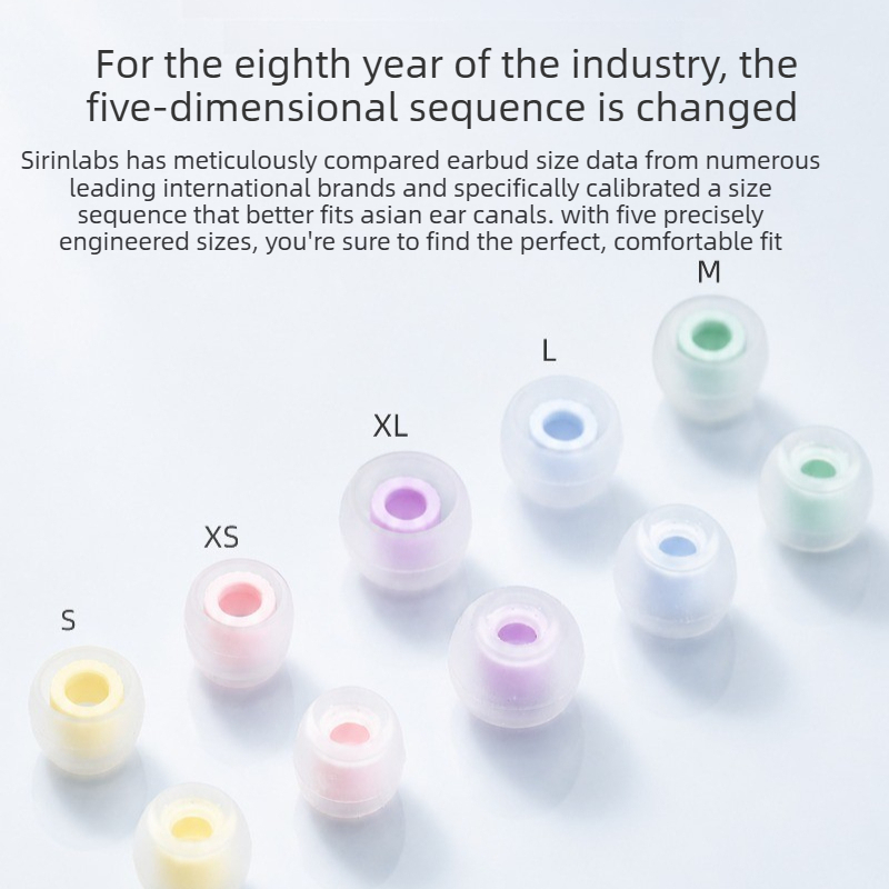 5 Pairs SIRINLABS for MOUSSE S - Silicone Ear Tip Replacement ulasan dan harga