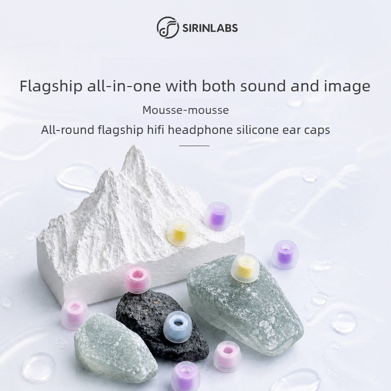 5 Pairs SIRINLABS for MOUSSE S - Silicone Ear Tip Replacement ulasan dan harga