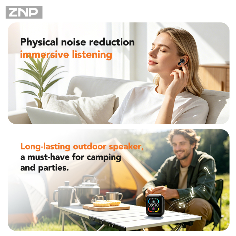 ZNP N04 TWS Wireless Earbuds W - Earbuds Charging Case ulasan dan harga