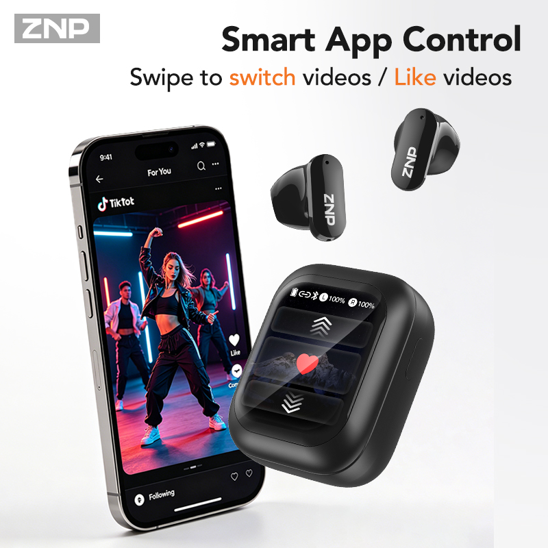 ZNP N04 TWS Wireless Earbuds W - Earbuds Charging Case ulasan dan harga