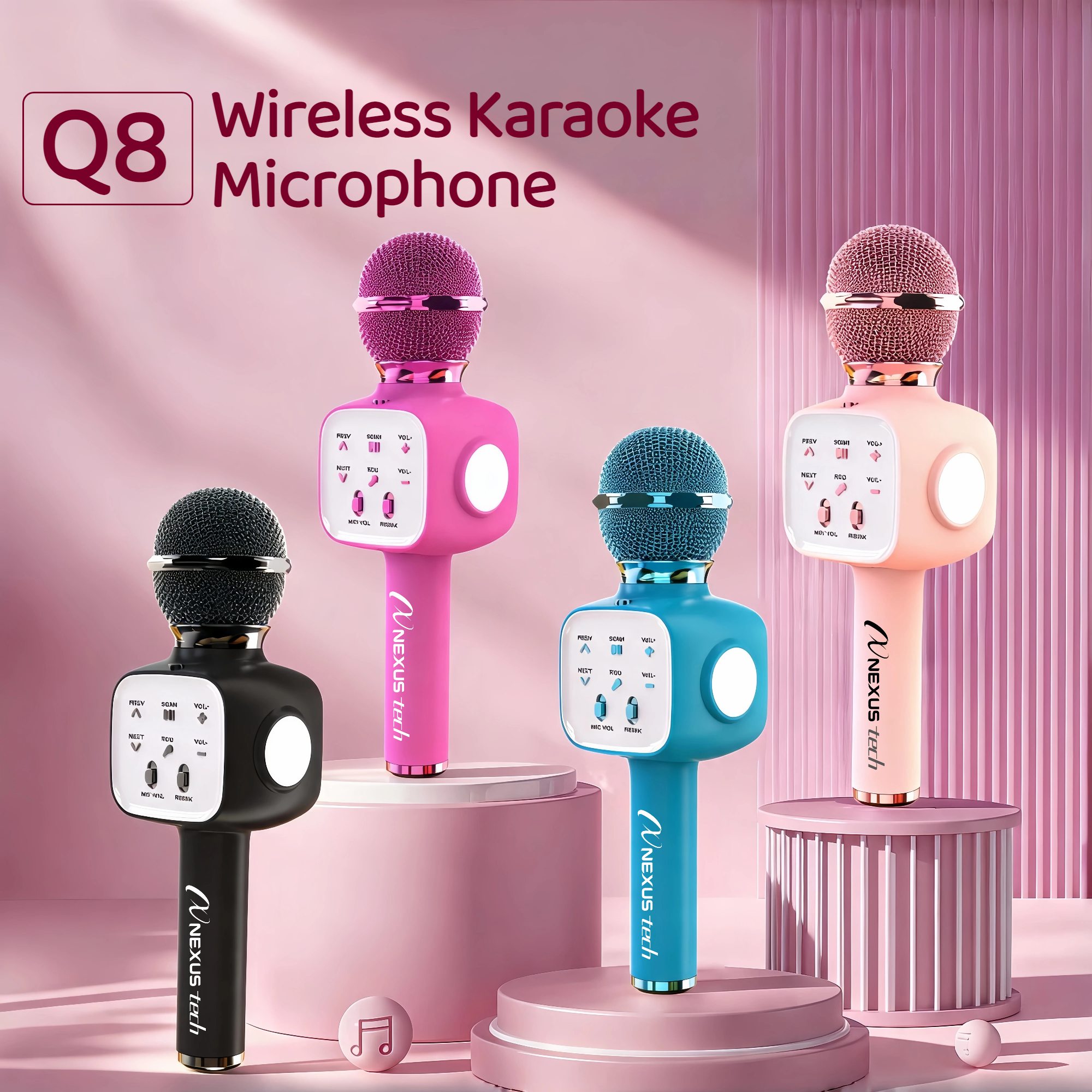 Wireless Bluetooth 5.2 Karaoke - Shure Mic Sm58 ulasan dan harga