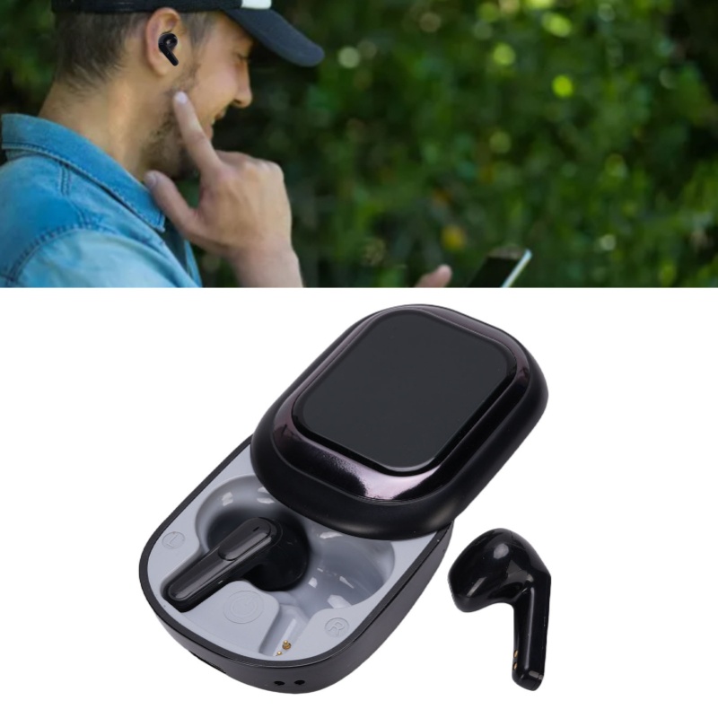BT Earbuds Portable Noise Canc - Earbuds Charging Case ulasan dan harga