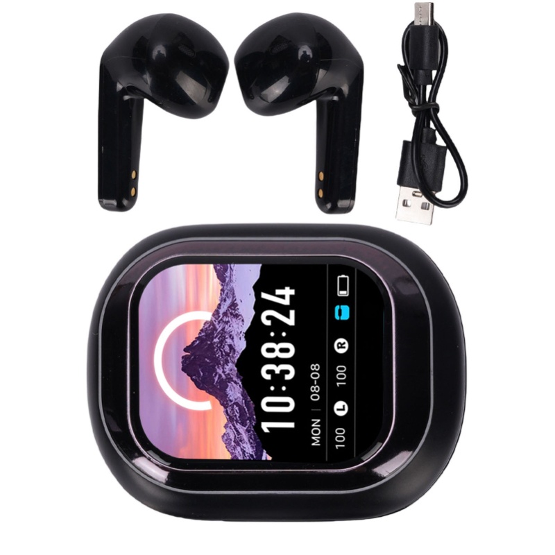 BT Earbuds Portable Noise Canc - Earbuds Charging Case ulasan dan harga