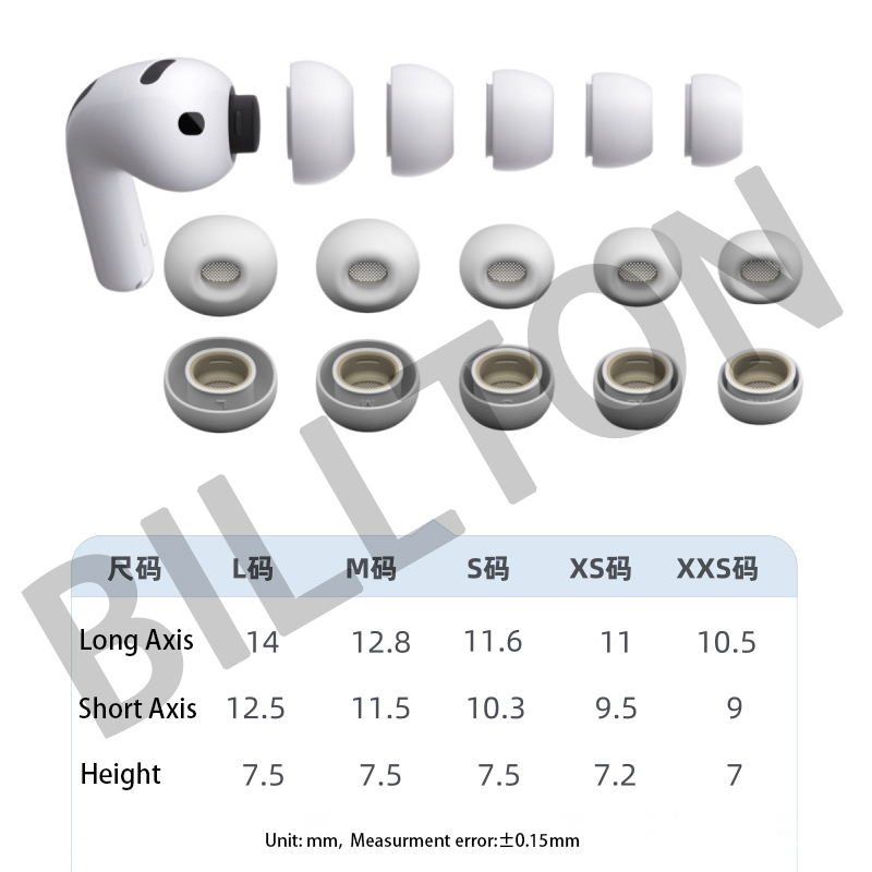 Eco-Friendly Silicone Ear Tips - Silicone Ear Tip Replacement ulasan dan harga