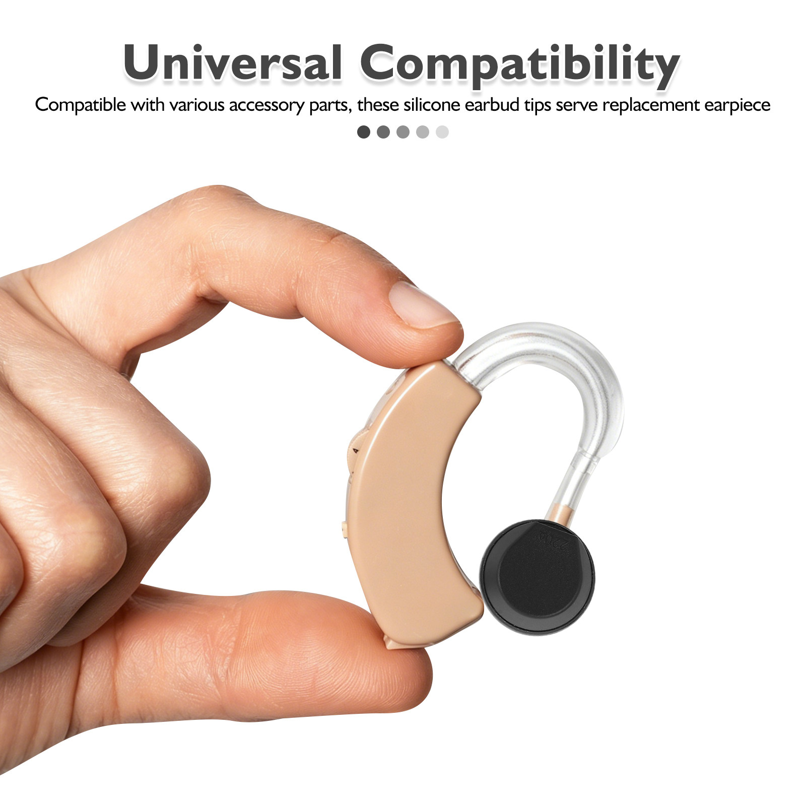 Universal Hearing Aid Ear Tips - Silicone Ear Tip Replacement ulasan dan harga